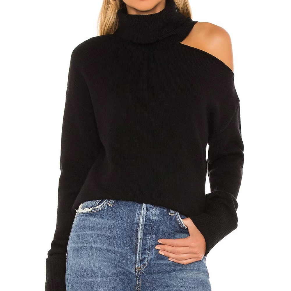 Paige Raundi Sweater in Black SZ S